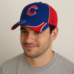 Vintage Chicago Cubs ’47 Brand Adjustable Baseball Cap MLB Genuine Merchandise